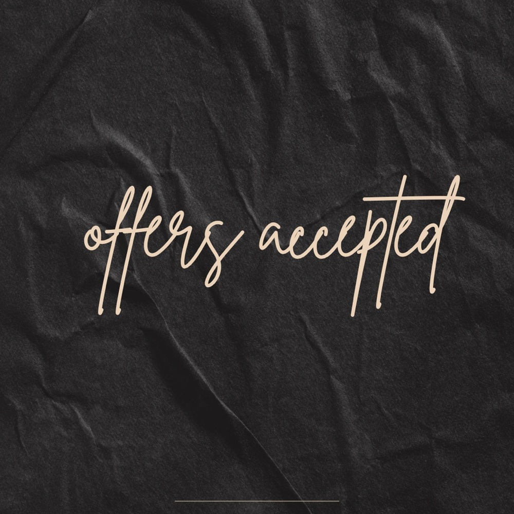 Reasonable offers always accepted